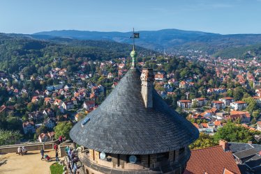 Blick vom Schloss auf Wernigerode © gert hochmuth - Fotolia.com