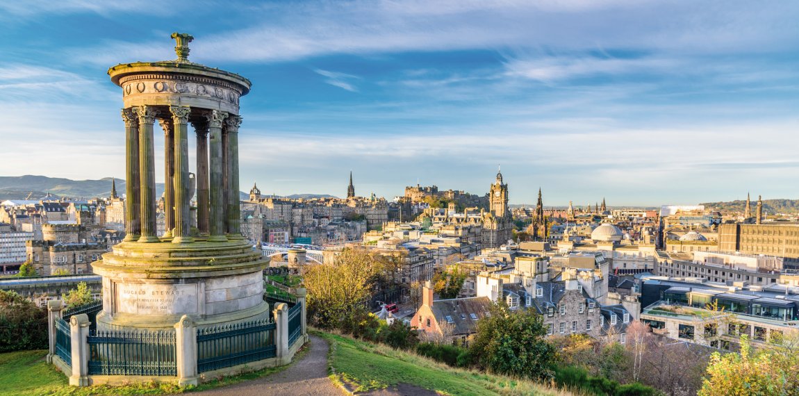 Aussicht vom Calton Hill in Edinburgh © photoenthusiast-fotolia.com