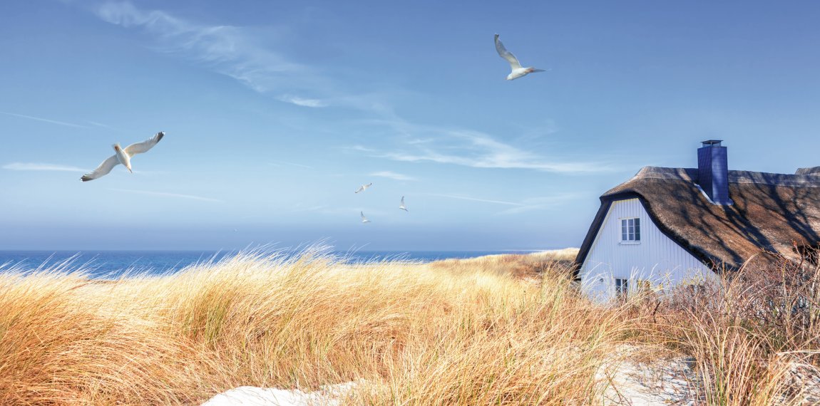 Haus in den Dünen bei Ahrenshoop auf dem Darß © Nordreisender-fotolia.com