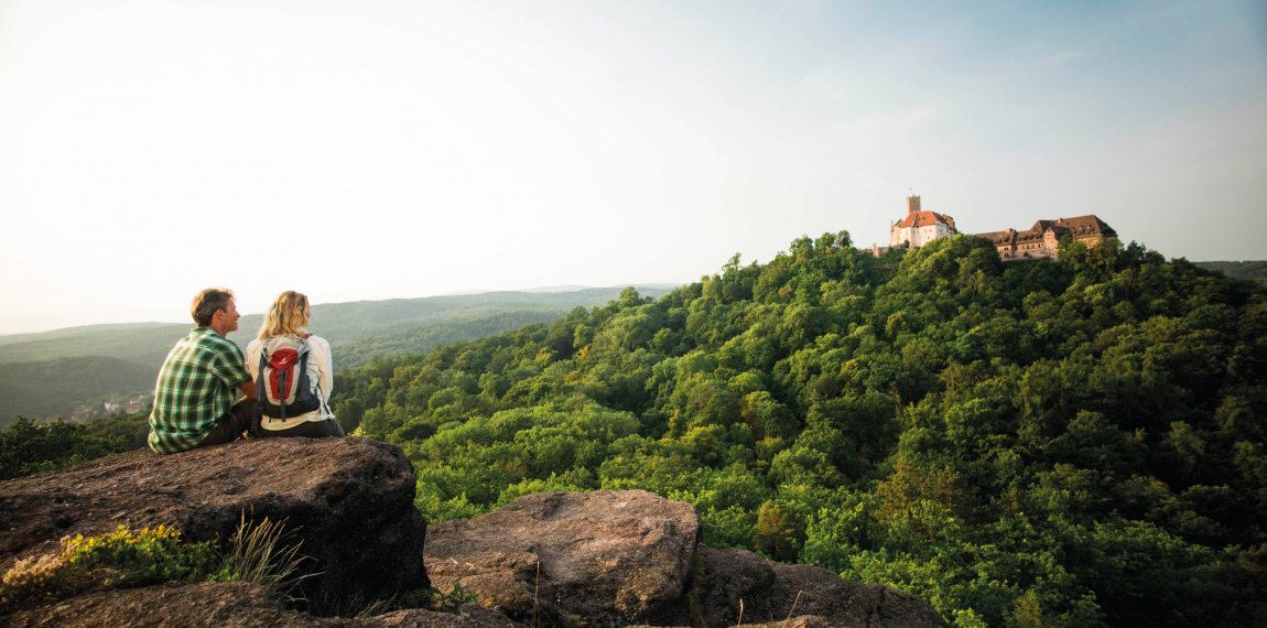Blick vom Metilstein auf die Wartburg © Marco Fischer/Thüringer Tourismus GmbH   