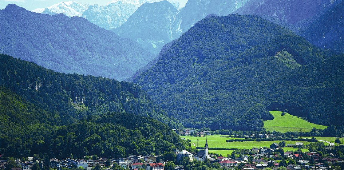 Blick auf Golling © TVB Golling