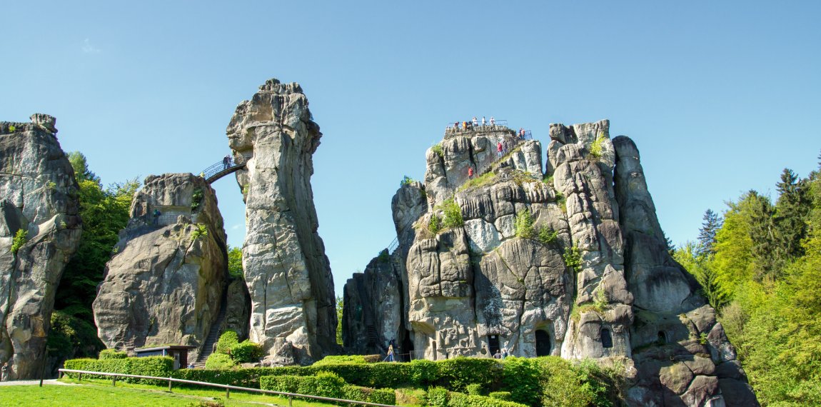 Externsteine im Teutoburger Wald © sehbaer_nrw - stock.adobe.com