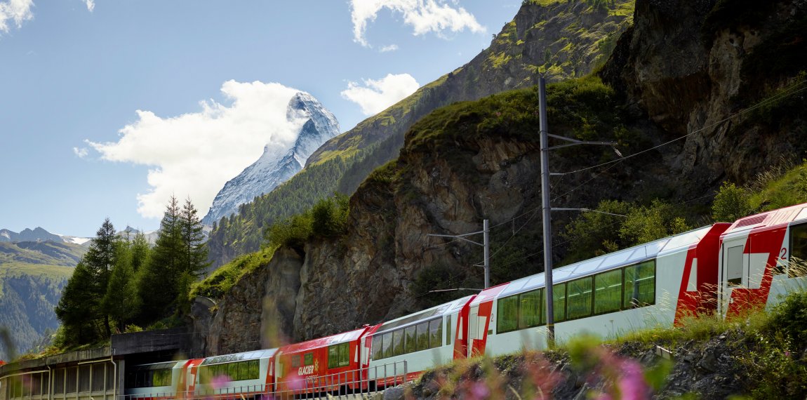 Glacier Express bei Zermatt © Gex AG, Stefan Schlumpf