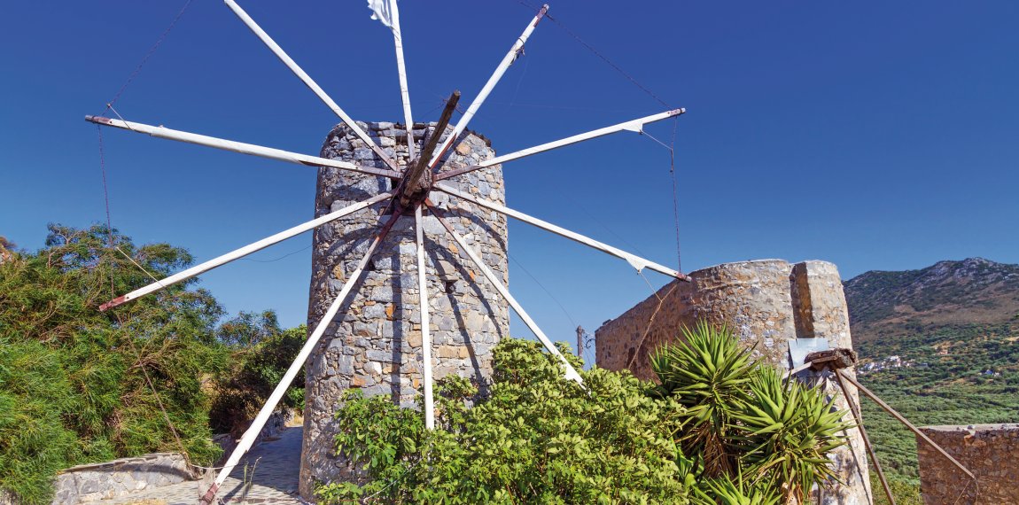 Windmühlen auf der Lassithi Hochebene © Patryk Kosmider-fotolia.com