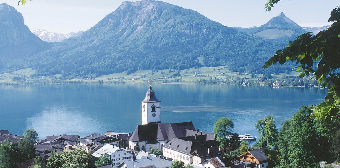 Blick auf St. Wolfgang © Wolfgangsee Tourismus/Weinhäupl