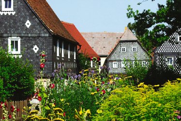 Umgebindehäuser in Obercunnersdorf