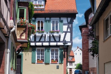 Metzgergasse in der Altstadt © Kongress- u. Touristikbetriebe d. Stadt Aschaffenburg/T. Benzin