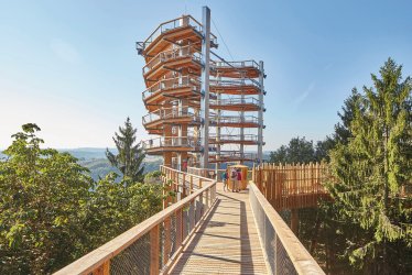 Baumwipfelpfad an der Saarschleife © Erlebnisakademie AG Baumwipfelpfad Saarschleife