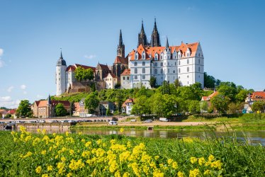 Meißen an der Elbe mit Burgberg, Albrechtsburg und Dom © Daniel Bahrmann - stock.adobe.com