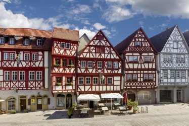 Fachwerkhäuser in der Altstat Ochsenfurt © Frank Wagner - stock.adobe.com