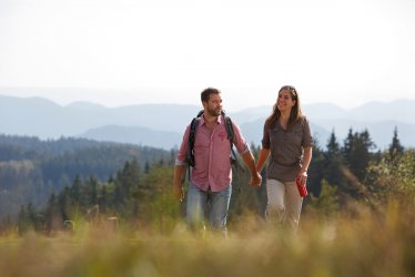 Wanderung mit Ausblick über die Schwarzwaldhöhen in Baiersbronn © Ulrike Klumpp