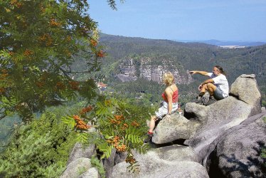 Wanderrast im Zittauer Gebirge © Rene Gaens /TMG Sachsen