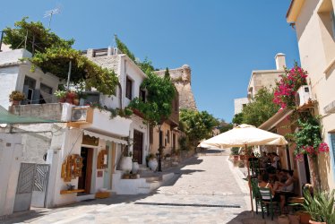 Altstadt und Außenmauer der Burg Fortezza in Rethymnon © lornet-stock.adobe.com