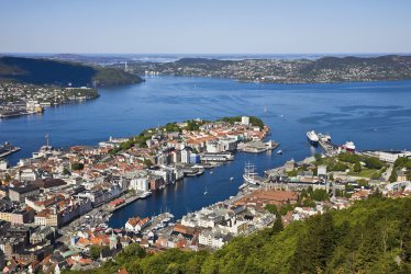 Blick über Bergen © Lars Johansson-fotolia.com