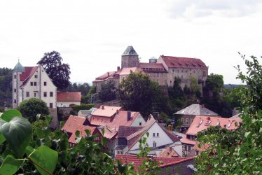 Blick auf Burg Hohnstein