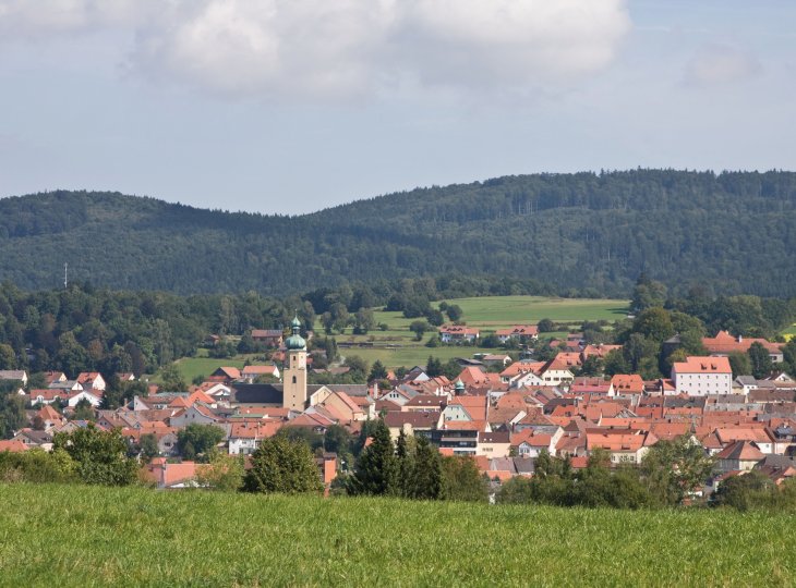 Blick auf Waldmünchen © Tourismusgemeinschaft Waldmünchner Urlaubsland e.V.