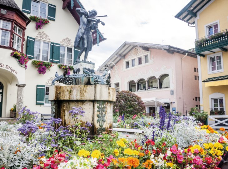 Mozartbrunnen in St. Gilgen © anilah-fotolia.com