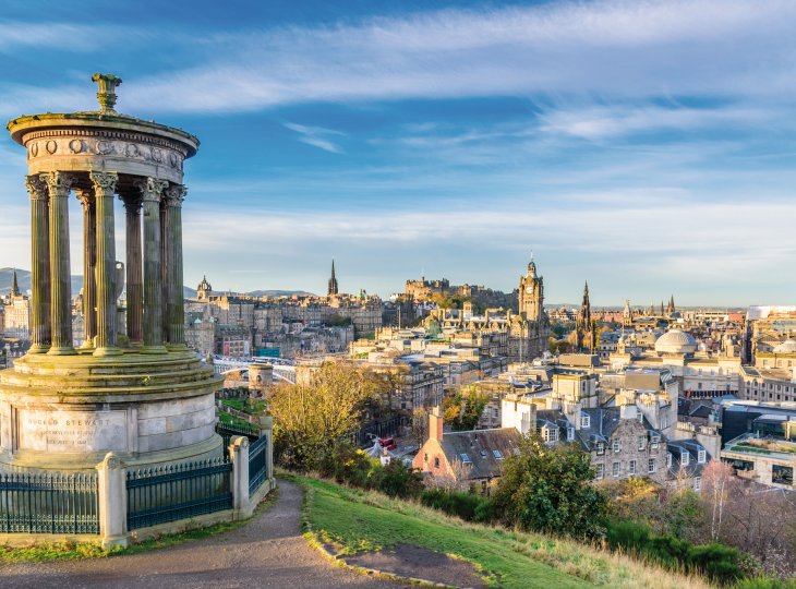 Aussicht vom Calton Hill in Edinburgh © photoenthusiast-fotolia.com