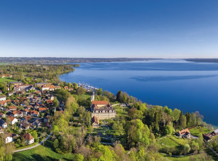 Blick auf Bernried © pwmotion - stock.adobe.com