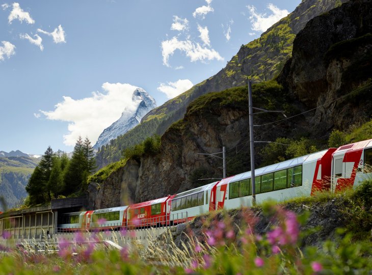 Glacier Express bei Zermatt © Gex AG, Stefan Schlumpf