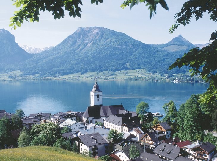 Blick auf St. Wolfgang © Wolfgangsee Tourismus/Weinhäupl